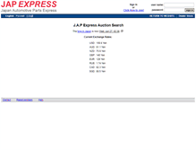 Tablet Screenshot of japexp.jthing.com